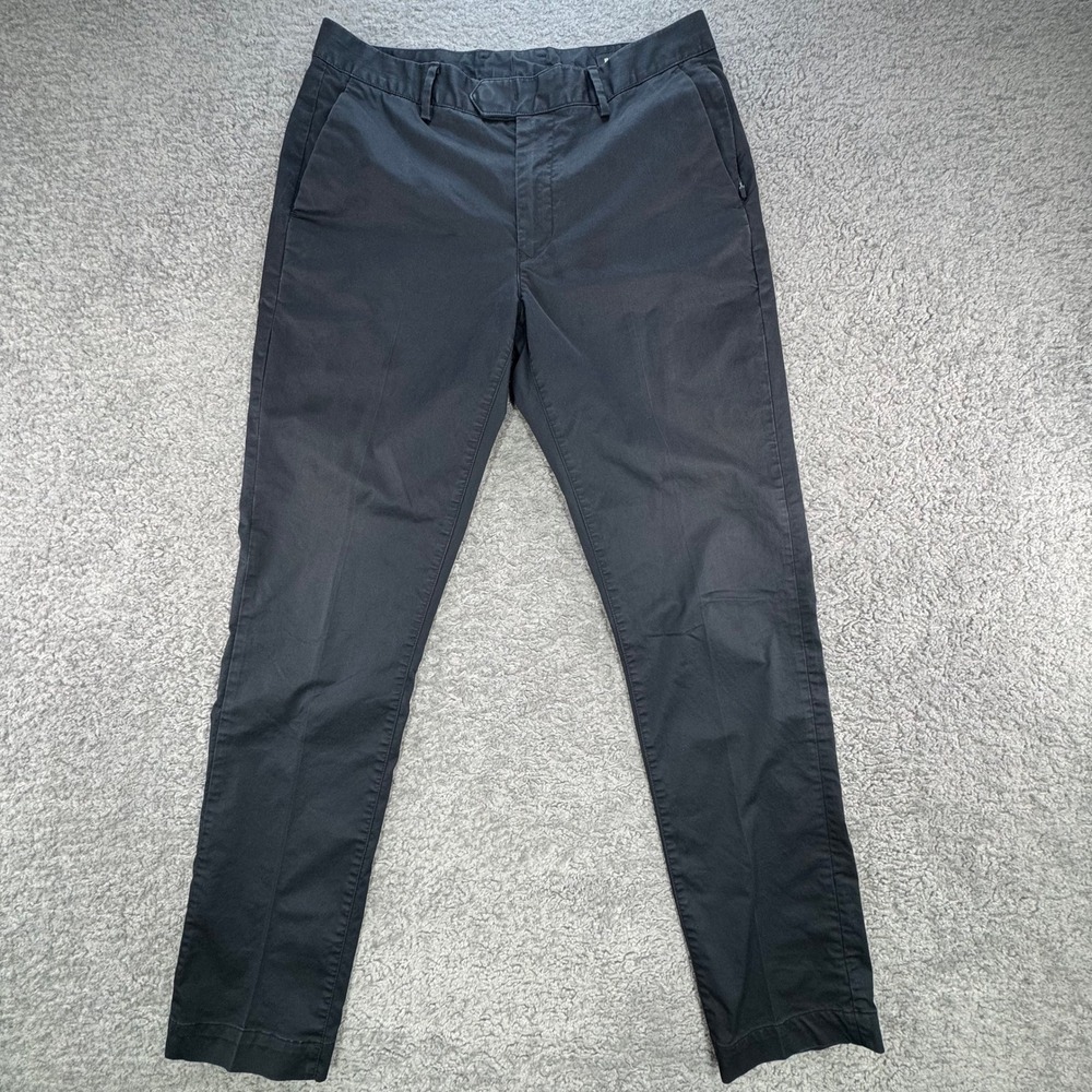 Bonobos Mens Tailored Fit Chino Pants Black 34x31.5  BPT11728T-1246B Office
